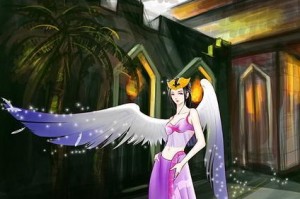 天使的守护（一位天使在人间守护了一个女孩）