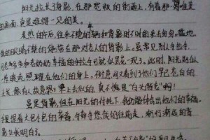 一场考试，一段故事（当初中生遇到挑战）