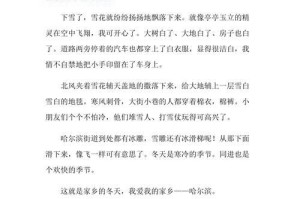 怀念家乡的那冬天（童年的记忆）