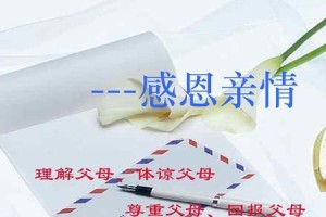 一碗饭，一颗心（爱在家庭，孝在行动）