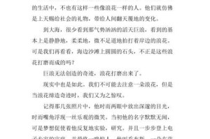 美丽的浪花（海边的邂逅）